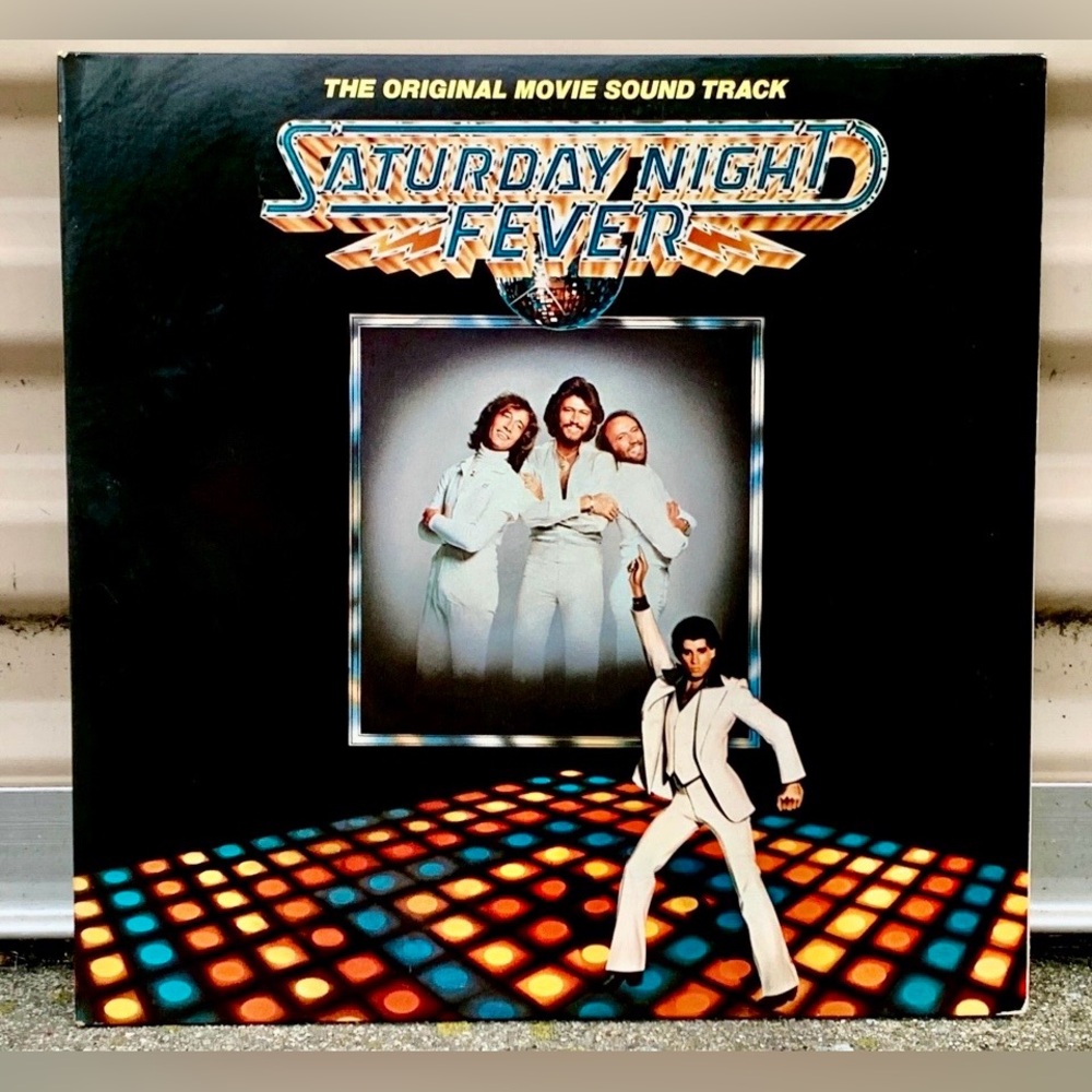 1977 Vintage Vinyl Original Movie Sound Track SATURDAY NIGHT FEVER Double LP
